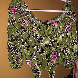 Off Shoulder Crop Top